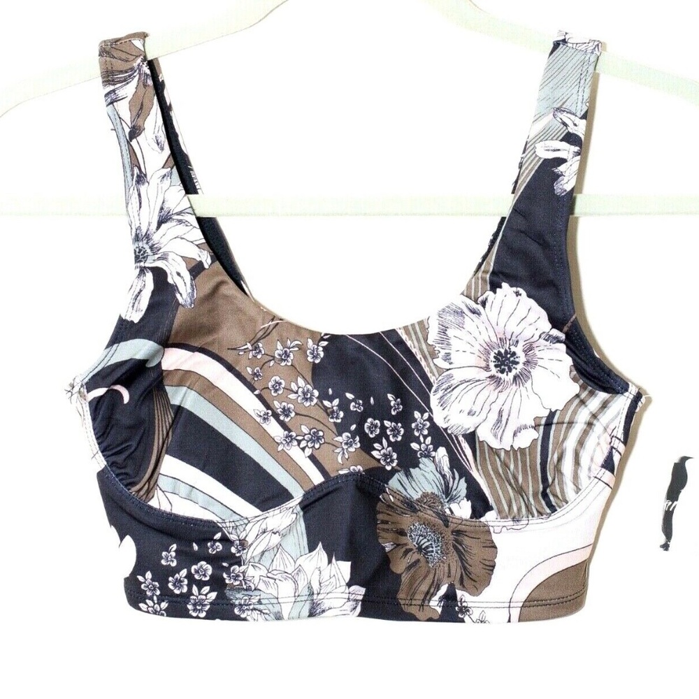 New FREE PEOPLE MOVEMENT Wave Crush Bra XS Black
